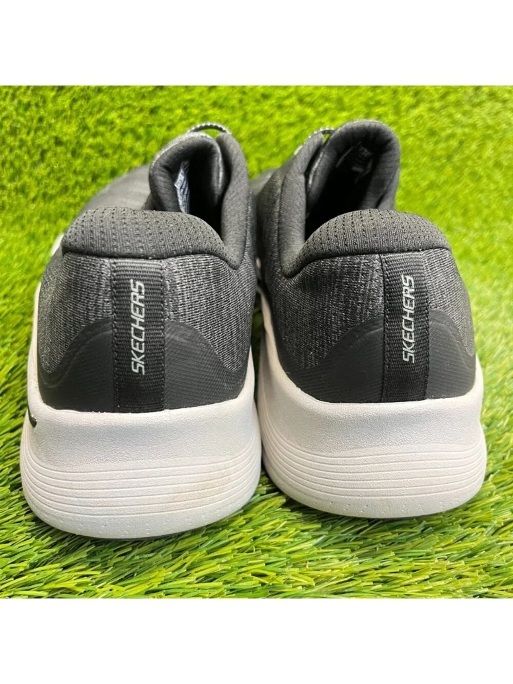 Skechers Arch Fit 2.0 Upperhand Mens Size 13 Black Running Walking Shoes Sneaker